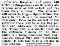 Roosevelt, Gov.(Visit)